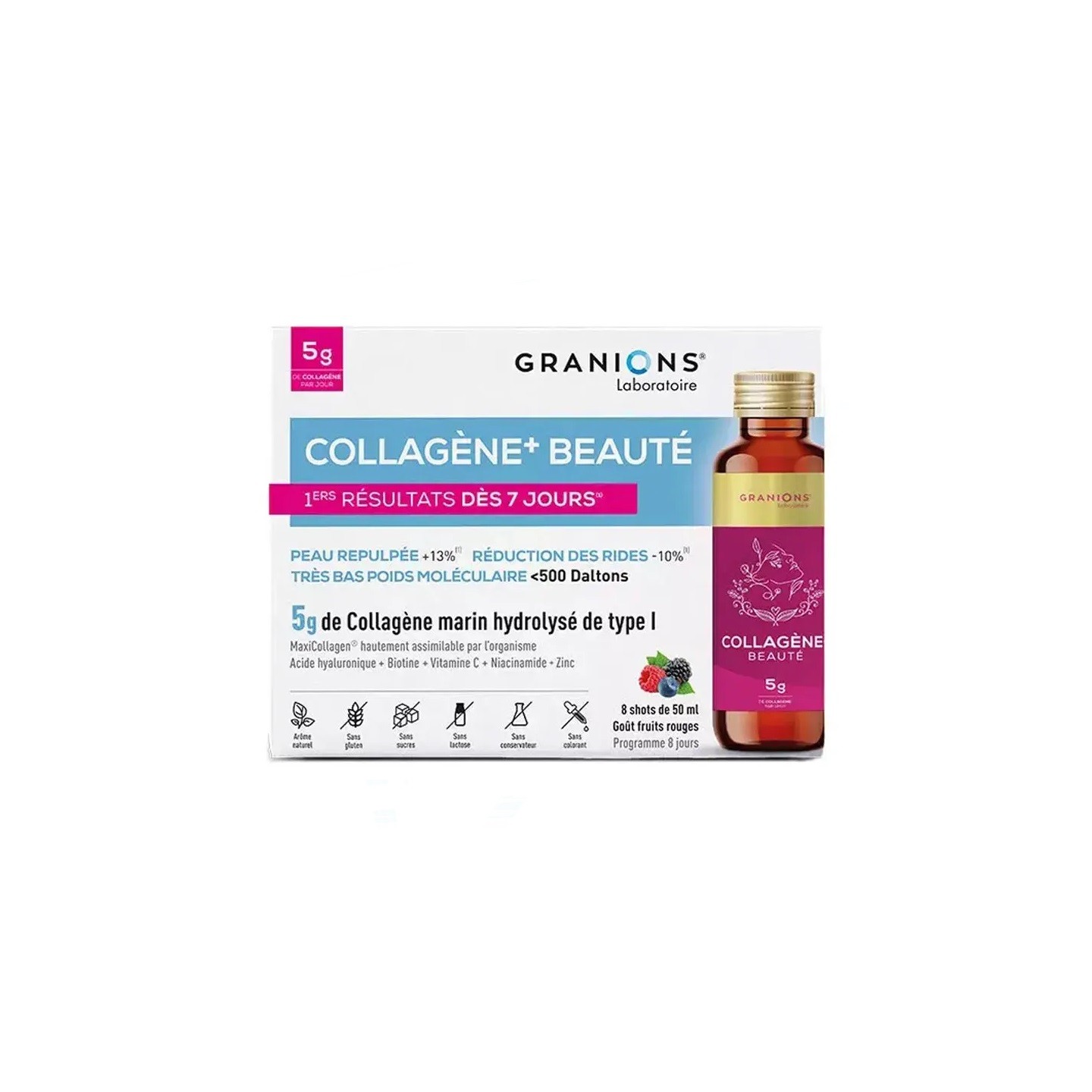 Granions Collagène+ beauté - 8 shots de 50ml