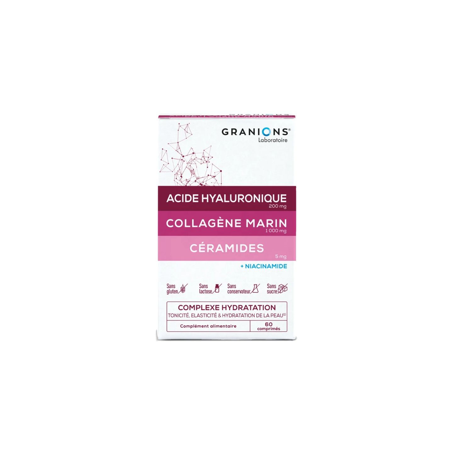 Granions Complexe Hydratation de la peau - 60 comprimés