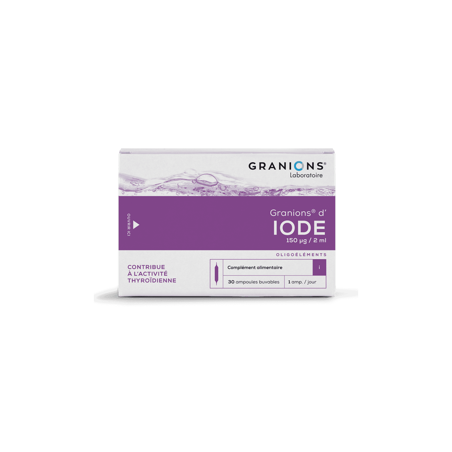 Granions d'Iode 150mg/2ml - 30 ampoules