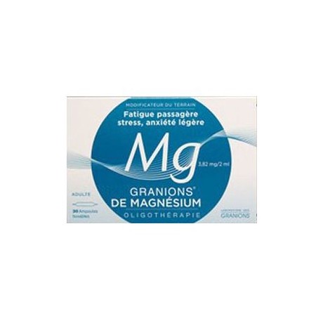 Granions de Magnésium 30 ampoules