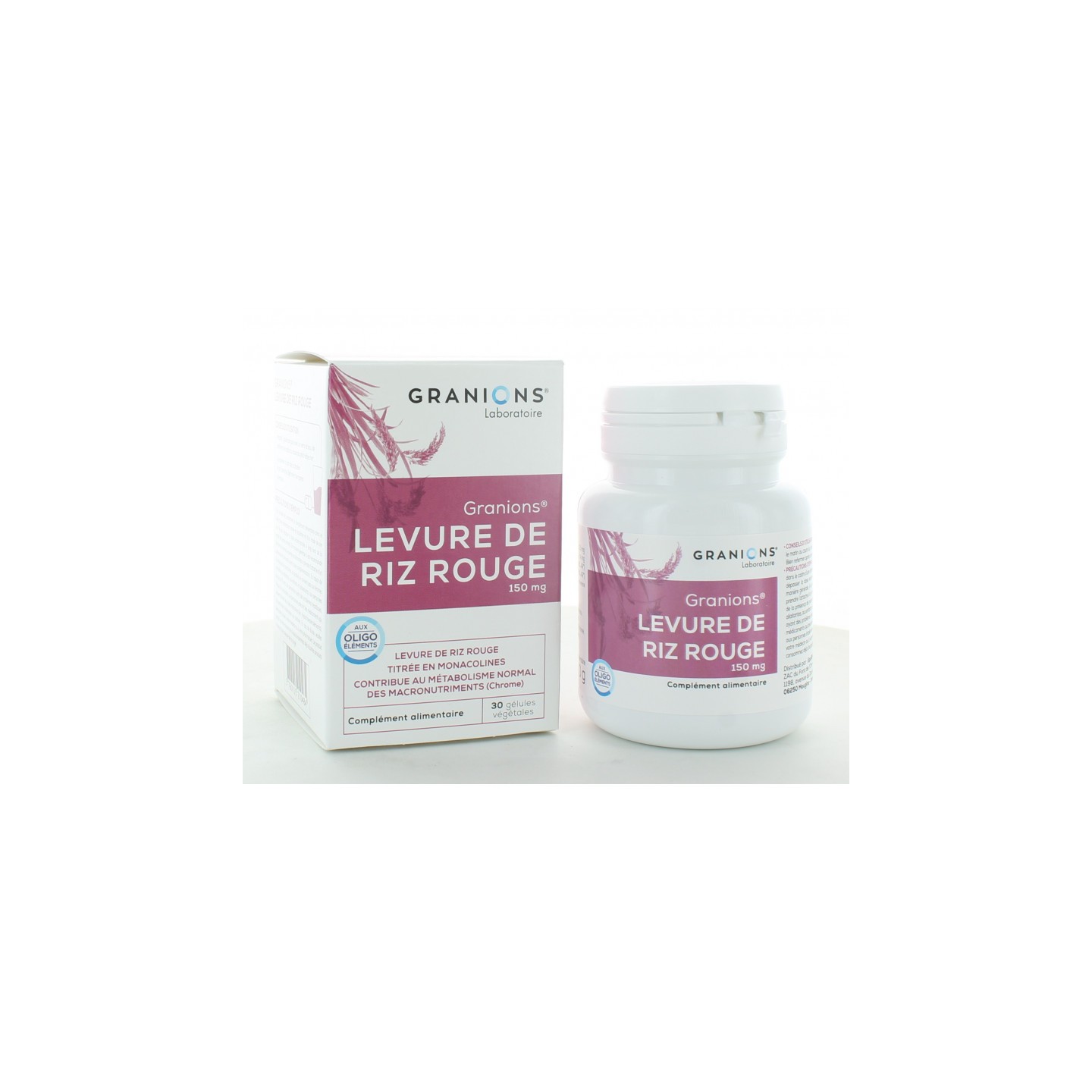 Granions Levure de Riz Rouge - 30 gélules