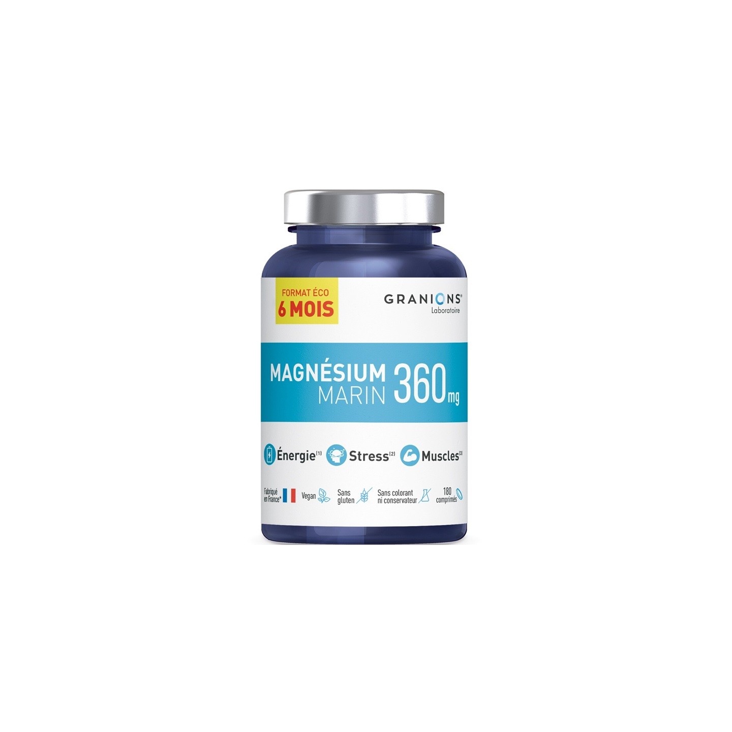 Granions Magnésium marin 360mg - 180 comprimés