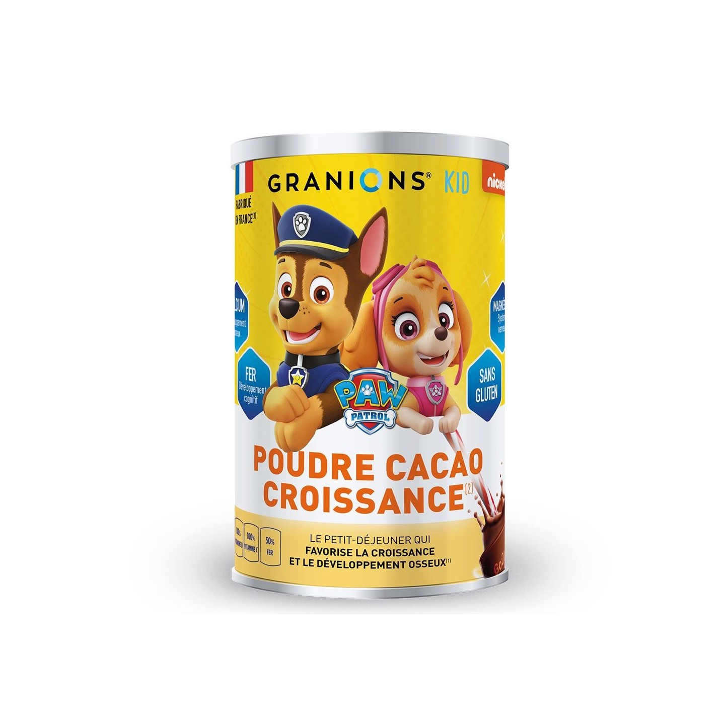Granions Pat' Patrouille Poudre cacao croissance - 300g