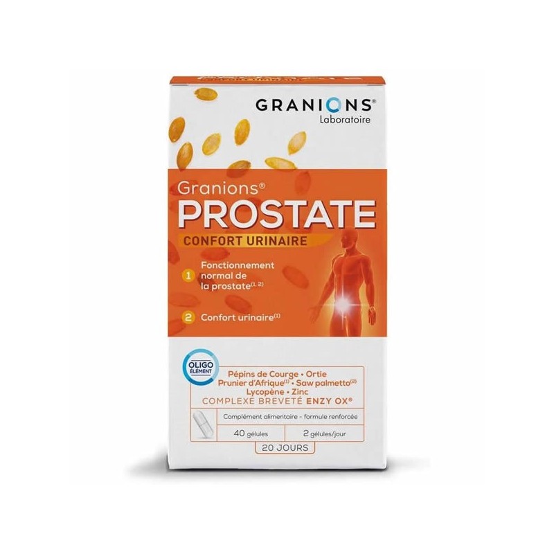 Pharmacie Bastille - Granions prostate 40 gélules 27g
