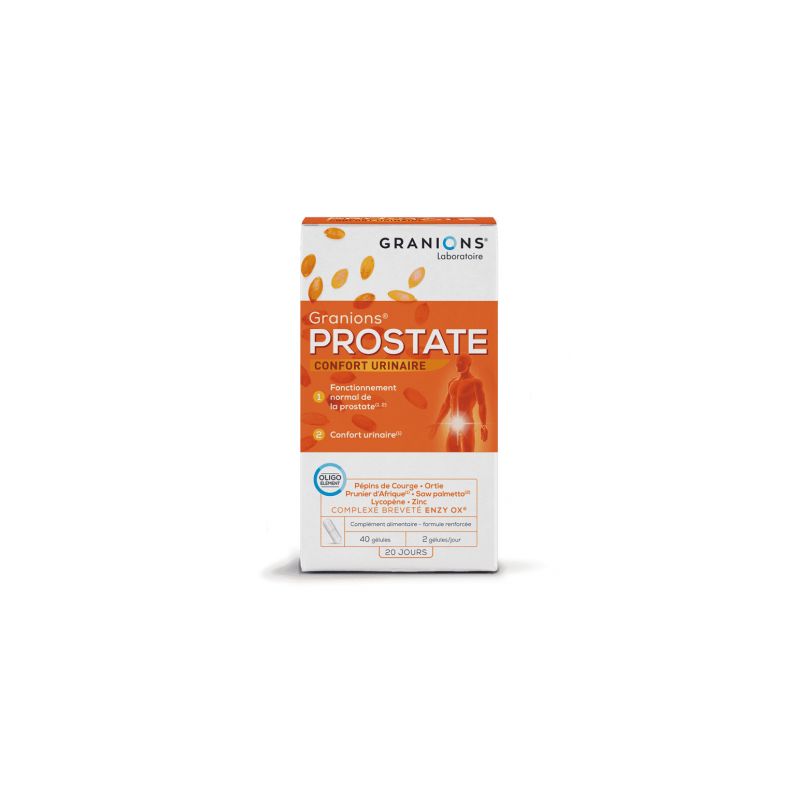 Granions prostate boite de 40 gélules