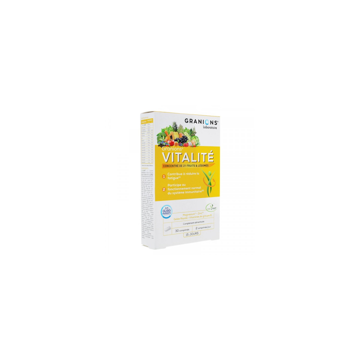 Granions vitalité 30 comprimés