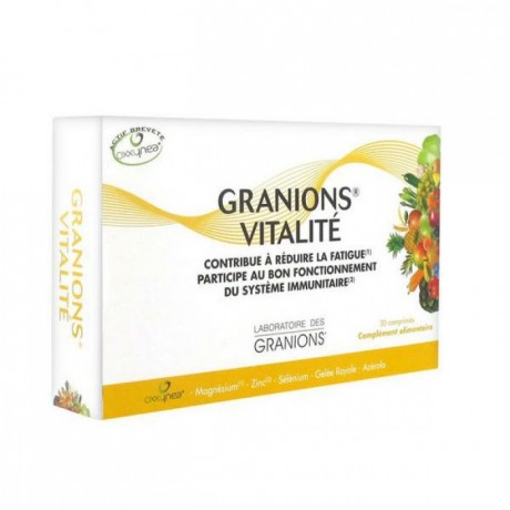 Granions Vitalité boite de 30 comprimés