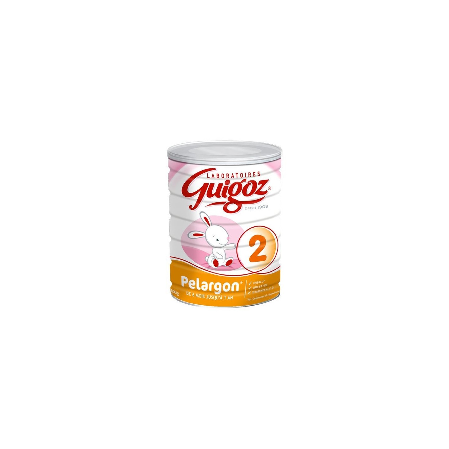 Guigoz Pelargon lait 2ème âge - 800g