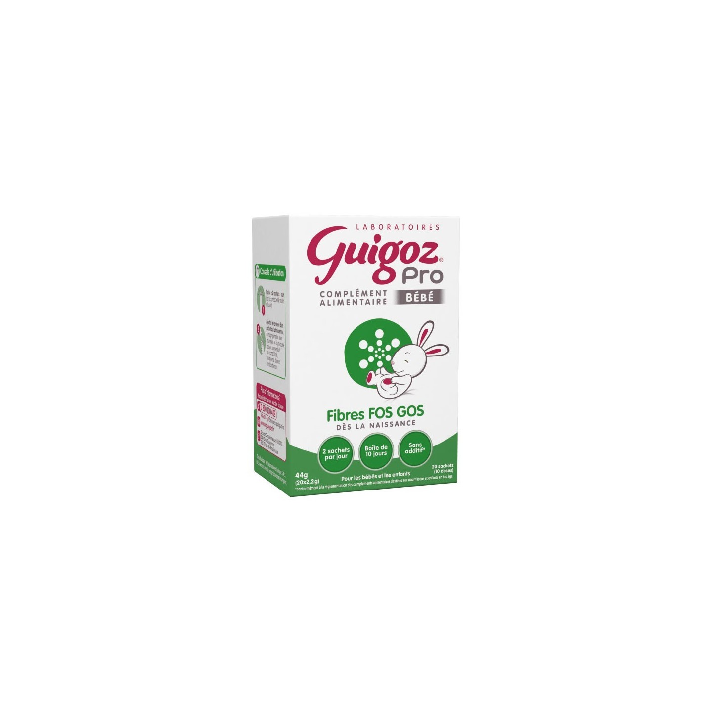 Guigoz Pro Fibres FOS GOS - 20 sachets