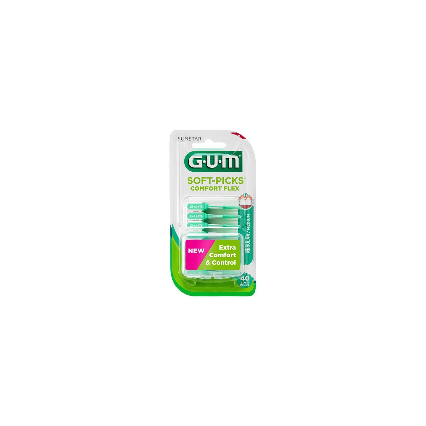 Gum Soft Picks Comfort Flex small - x 40