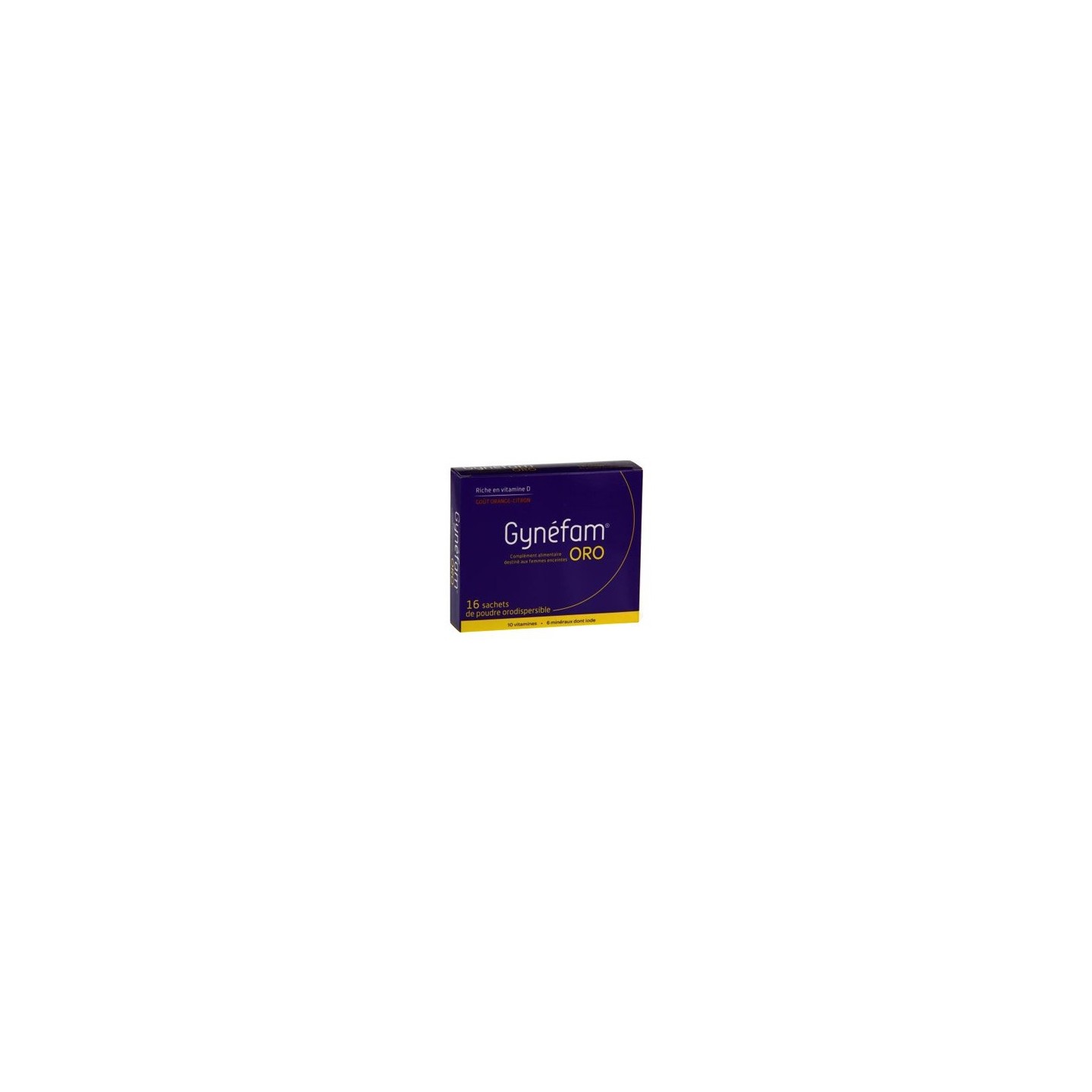 Gynefam Oro grossesse goût Orange Citron 16 sachets