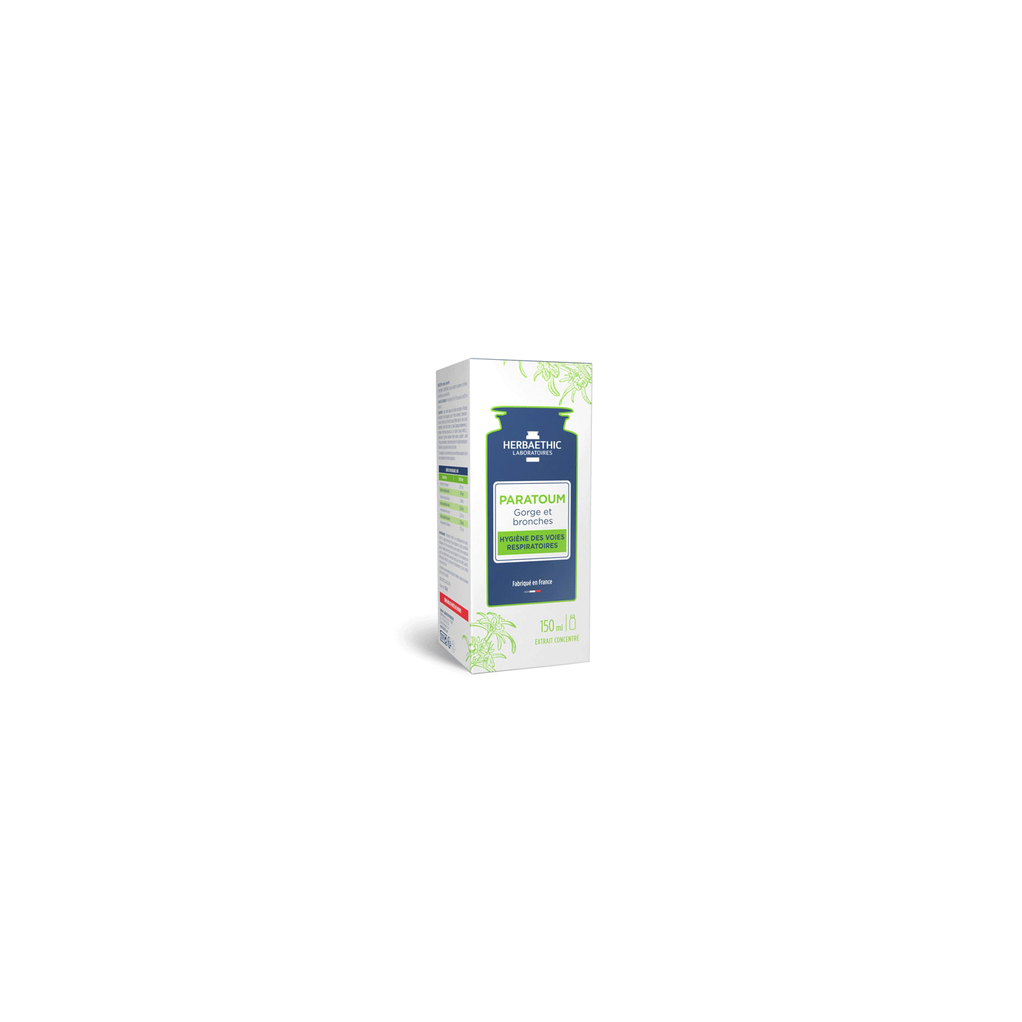 Herbaethic Paratoum gorge et bronches - 150ml