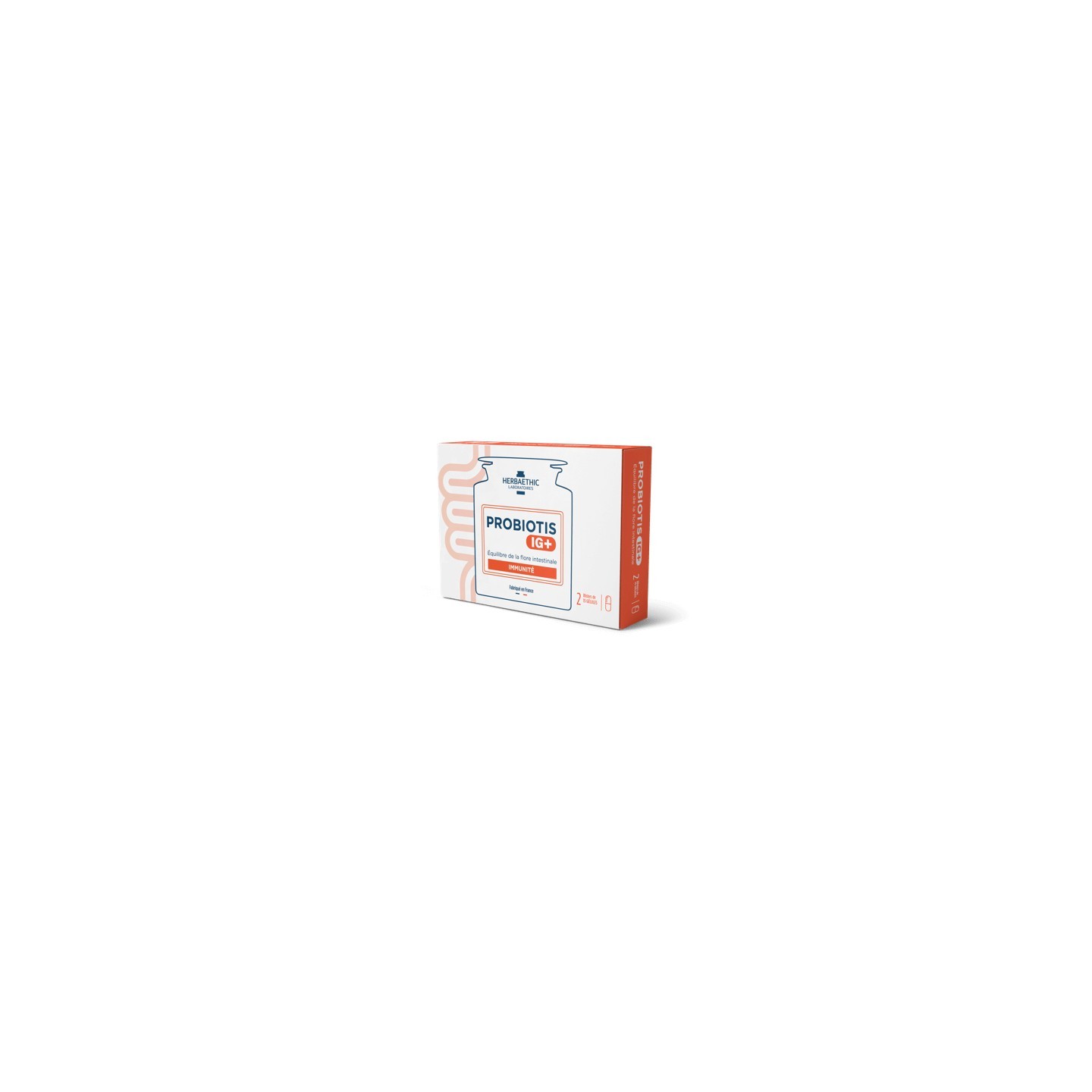 Herbaethic Probiotis IG+ équilibre flore intestinale - 90 gélules