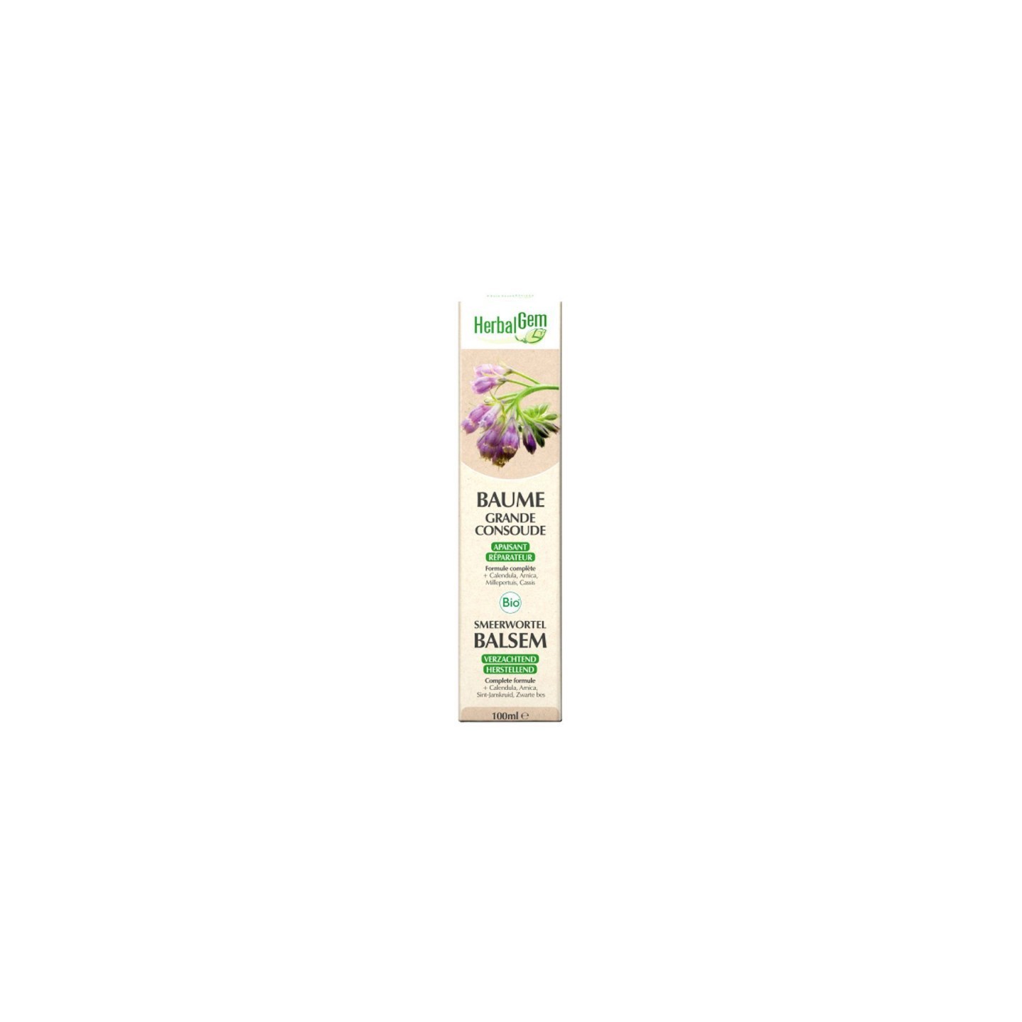 HerbalGem Baume à la grande consoude Bio - 100 ml