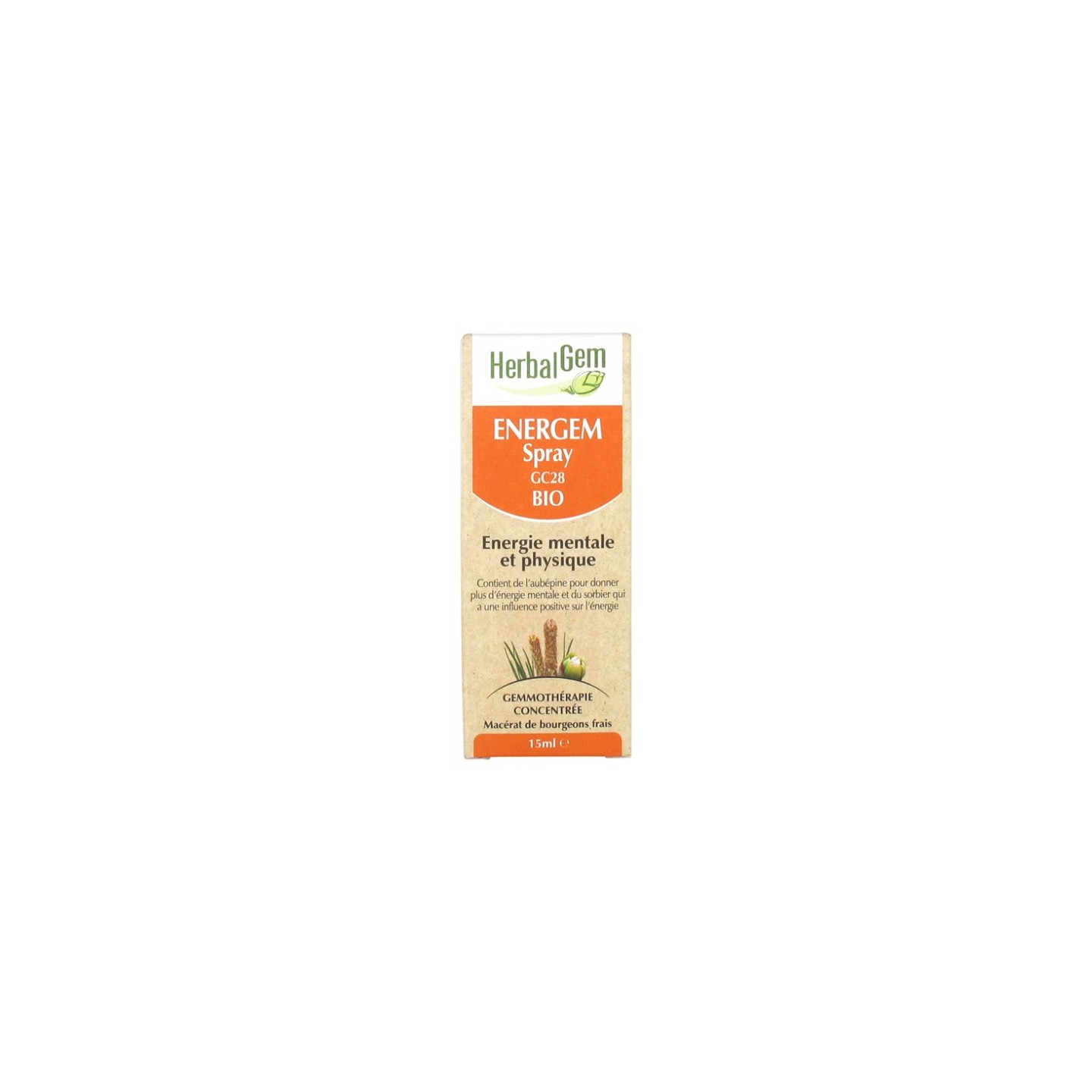 Herbalgem Energem Spray Bio - 15ml