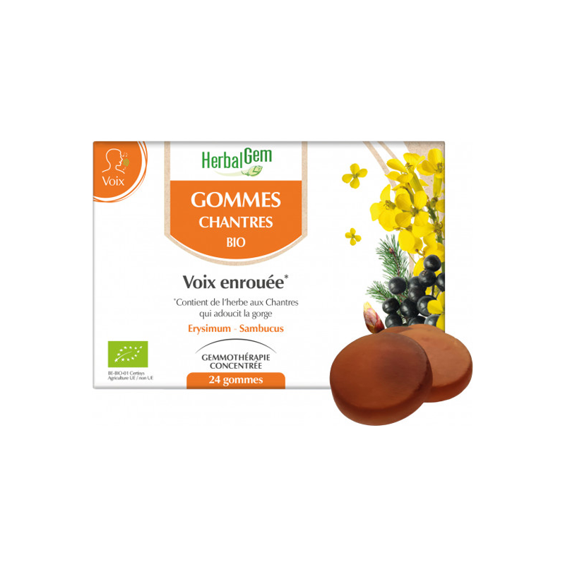 Pharmacie Bastille - Herbalgem gommes chantres bio 24 gommes