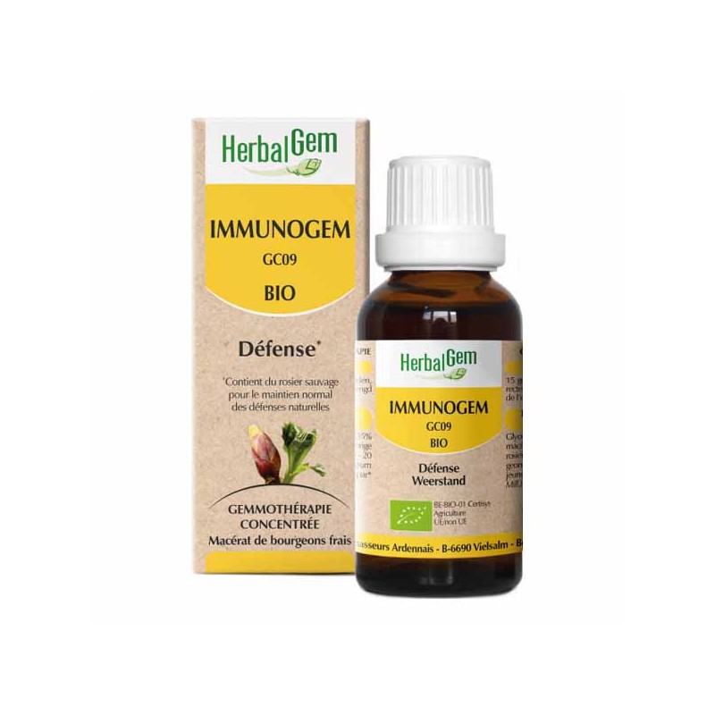 Pharmacie Bastille - Herbalgem Immunogem GC09 bio, défense 30ml
