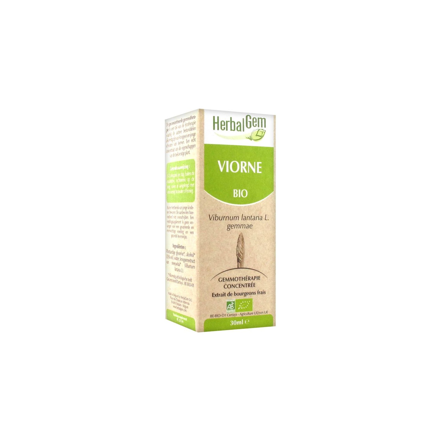 HerbalGem Macérat mère de Viorne bio - 30 ml