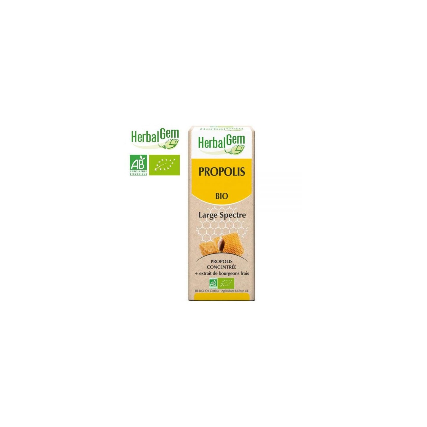 HerbalGem Propolis Bio gouttes - 15ml