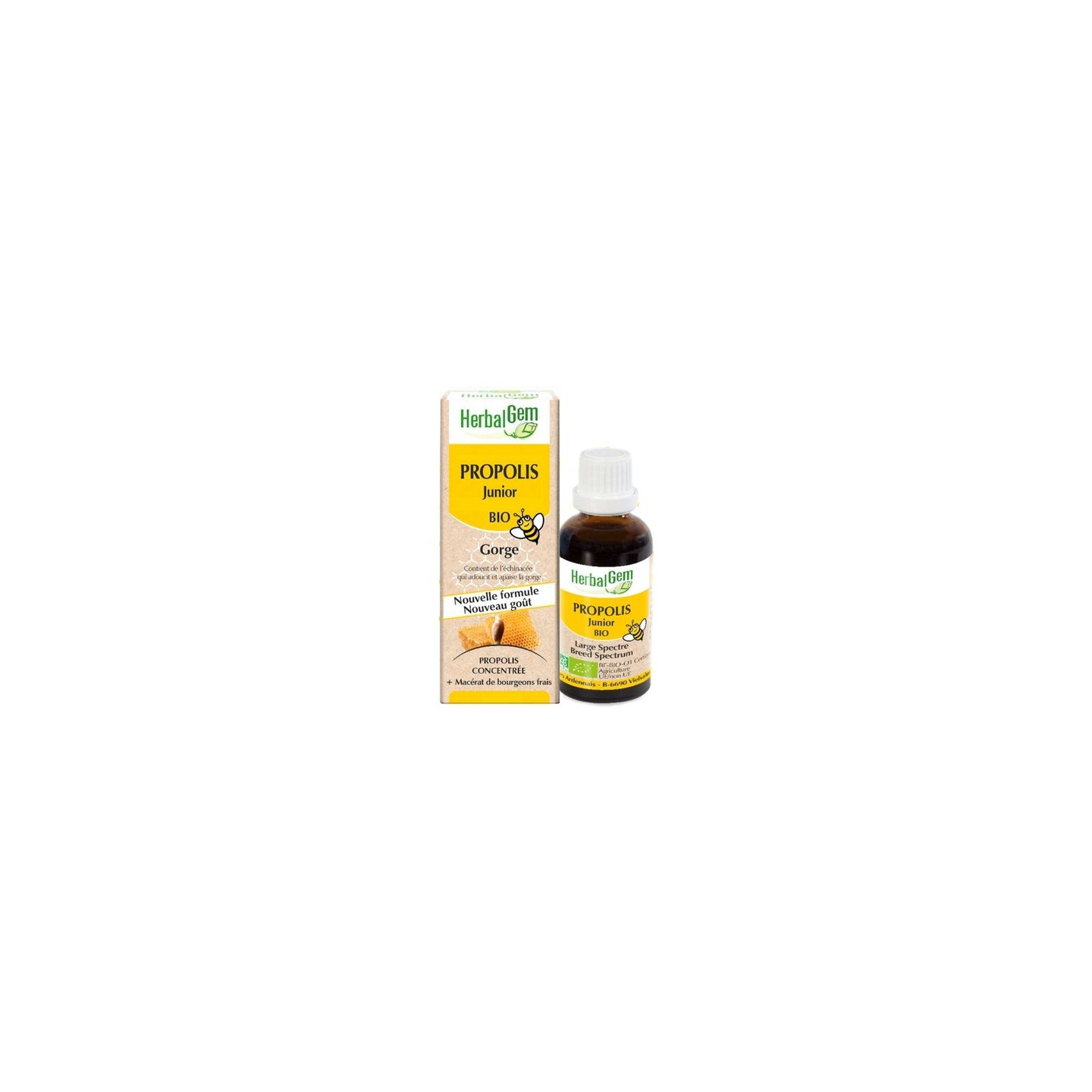 HerbalGem Propolis Junior Bio gouttes - 15ml
