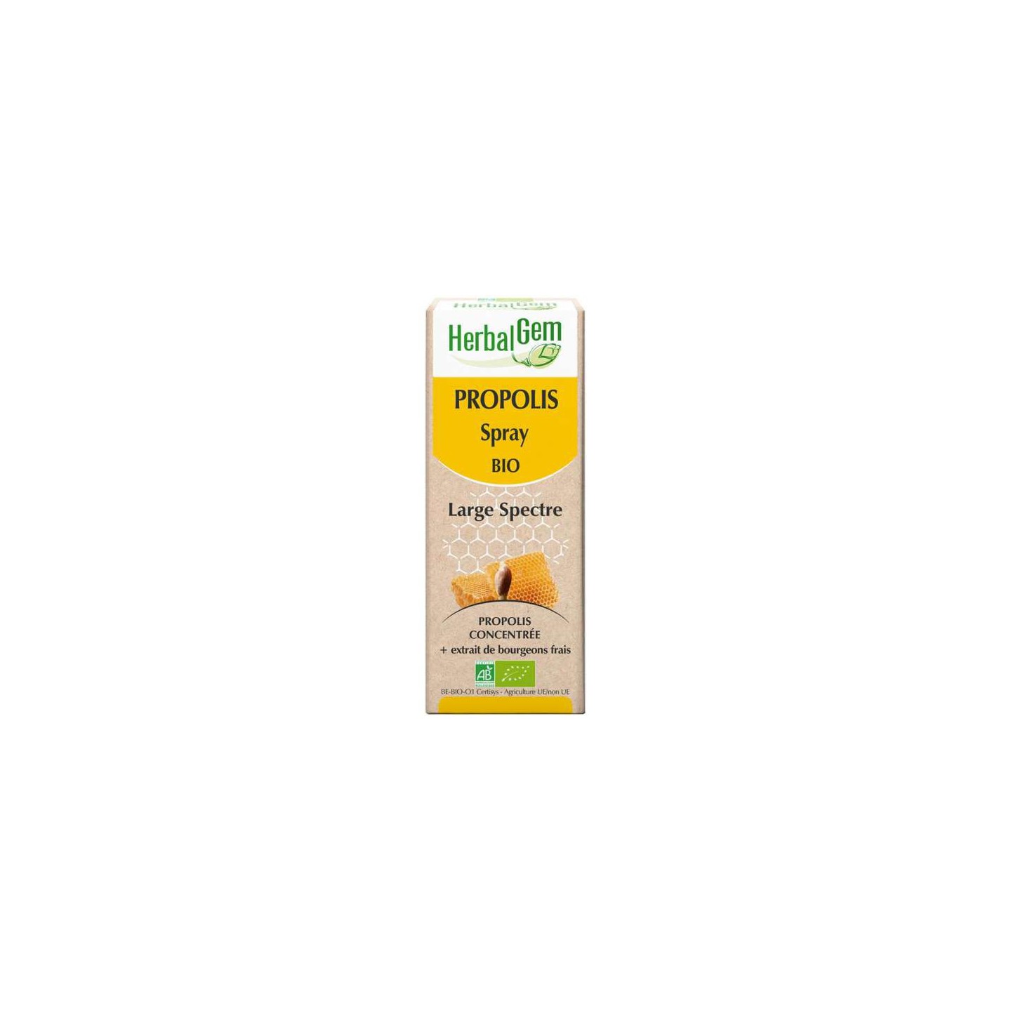 HerbalGem Propolis spray bio - 15ml