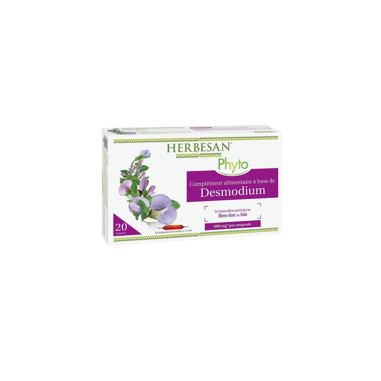 Herbesan Desmodium - 20 ampoules