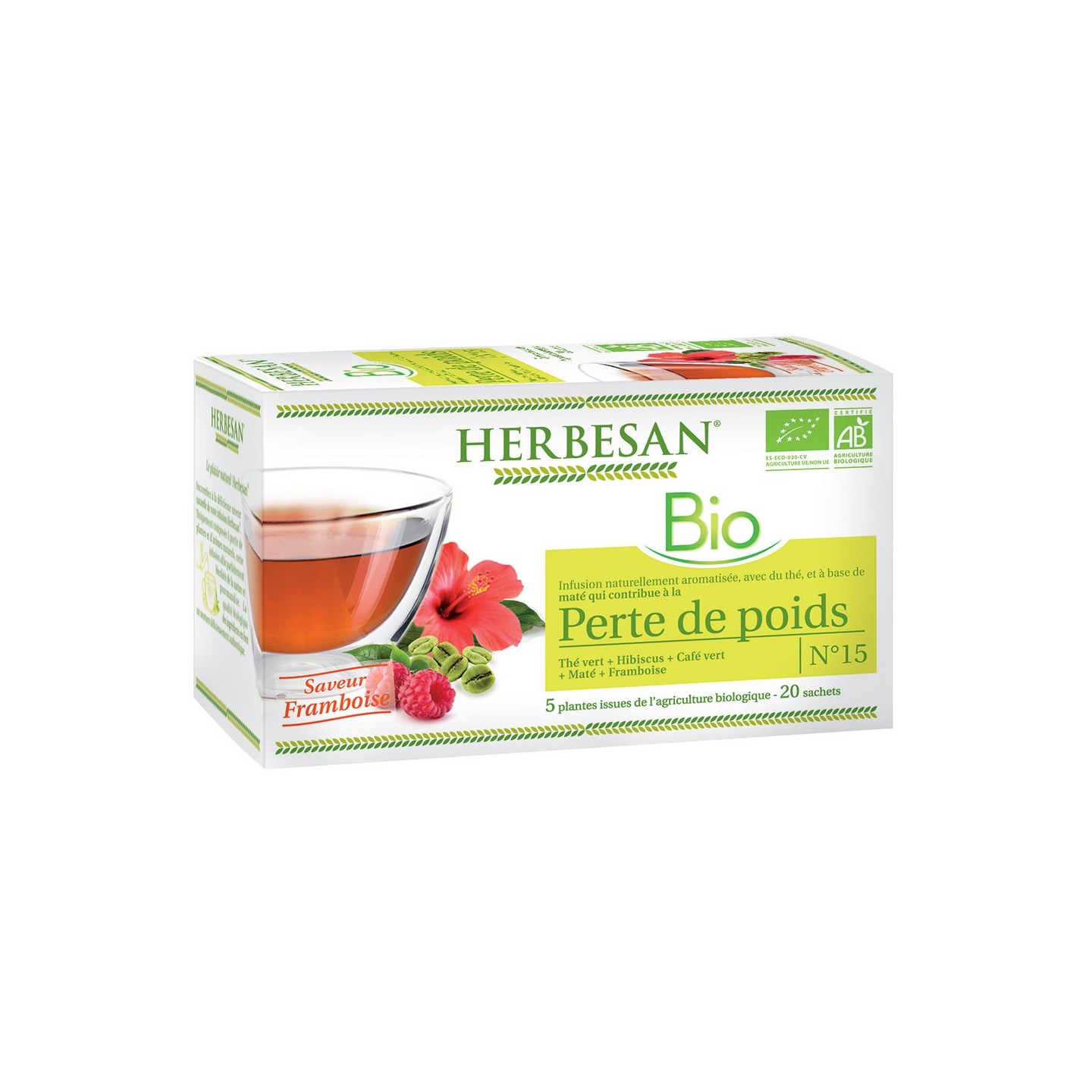 Herbesan infusion perte de poids N°15 - 20 sachets