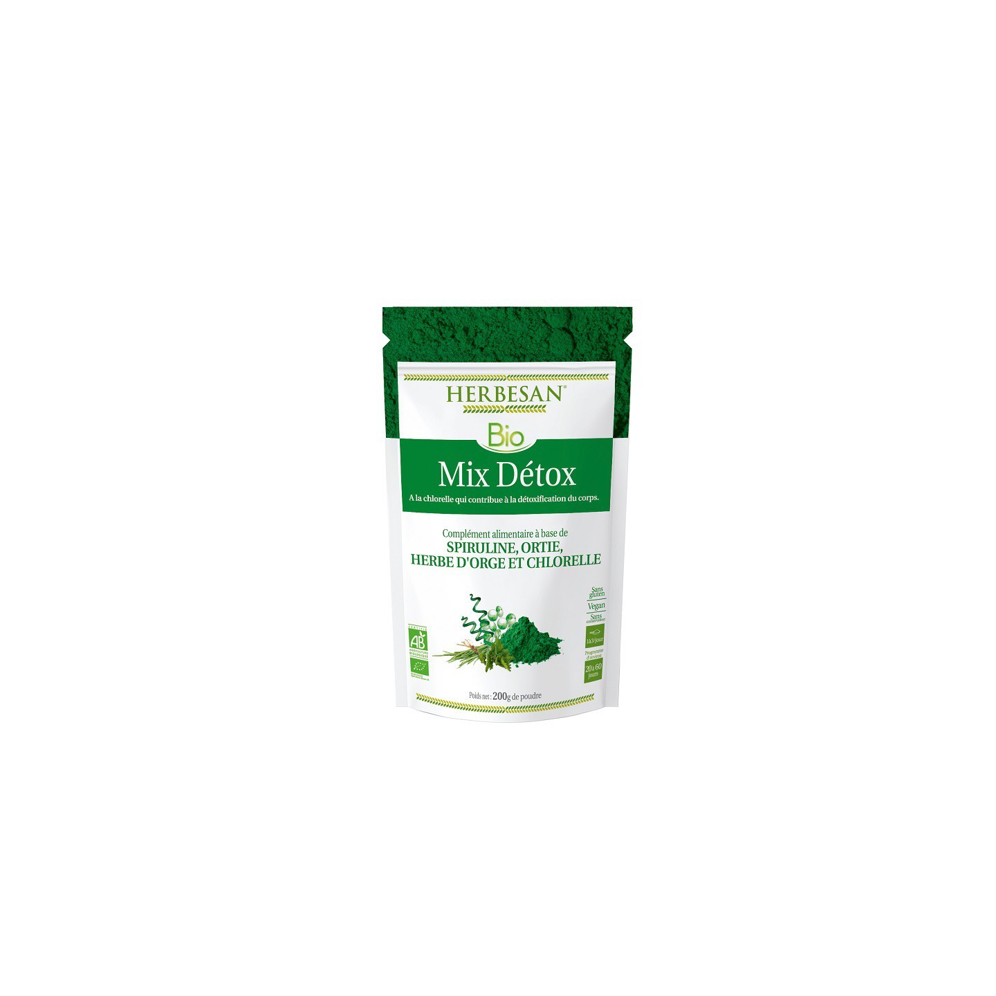 Herbesan Mix Détox Bio - Sachet de 200g