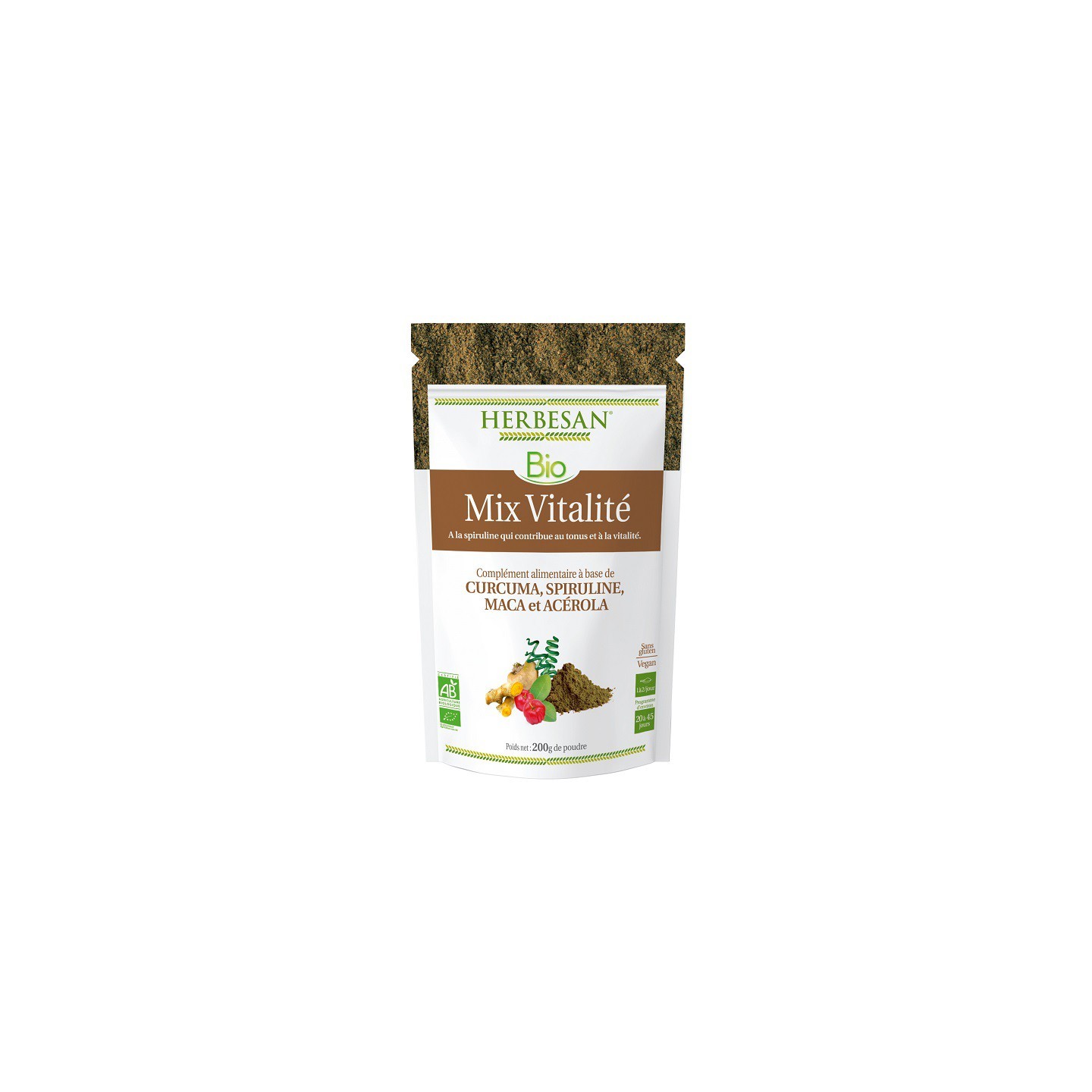 Herbesan Mix Vitalité Bio - Sachet de 200g
