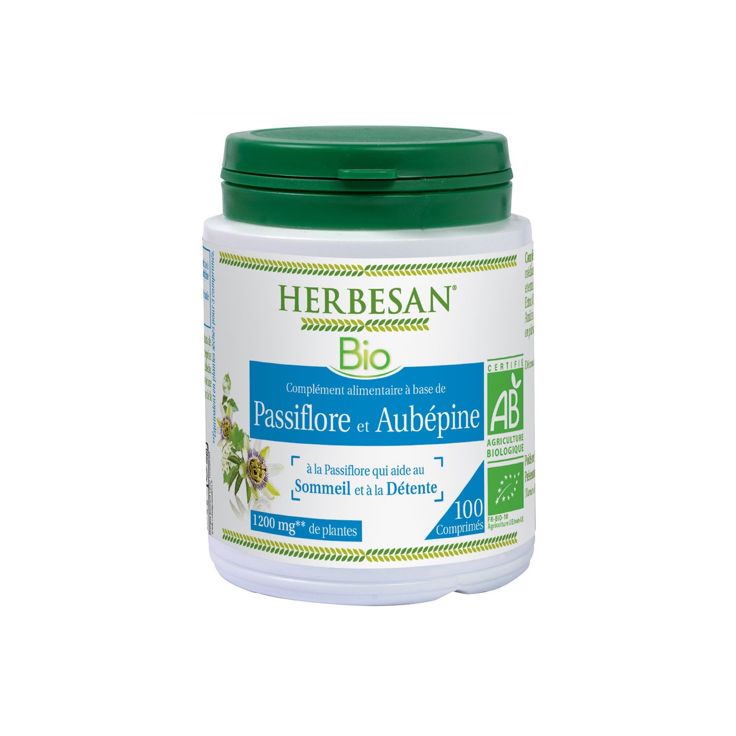 Herbesan Passiflore - Aubépine 100 cpr