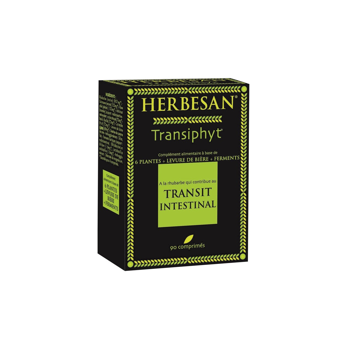 Herbesan Transiphyt Transit Intestinal 90 Comprimés
