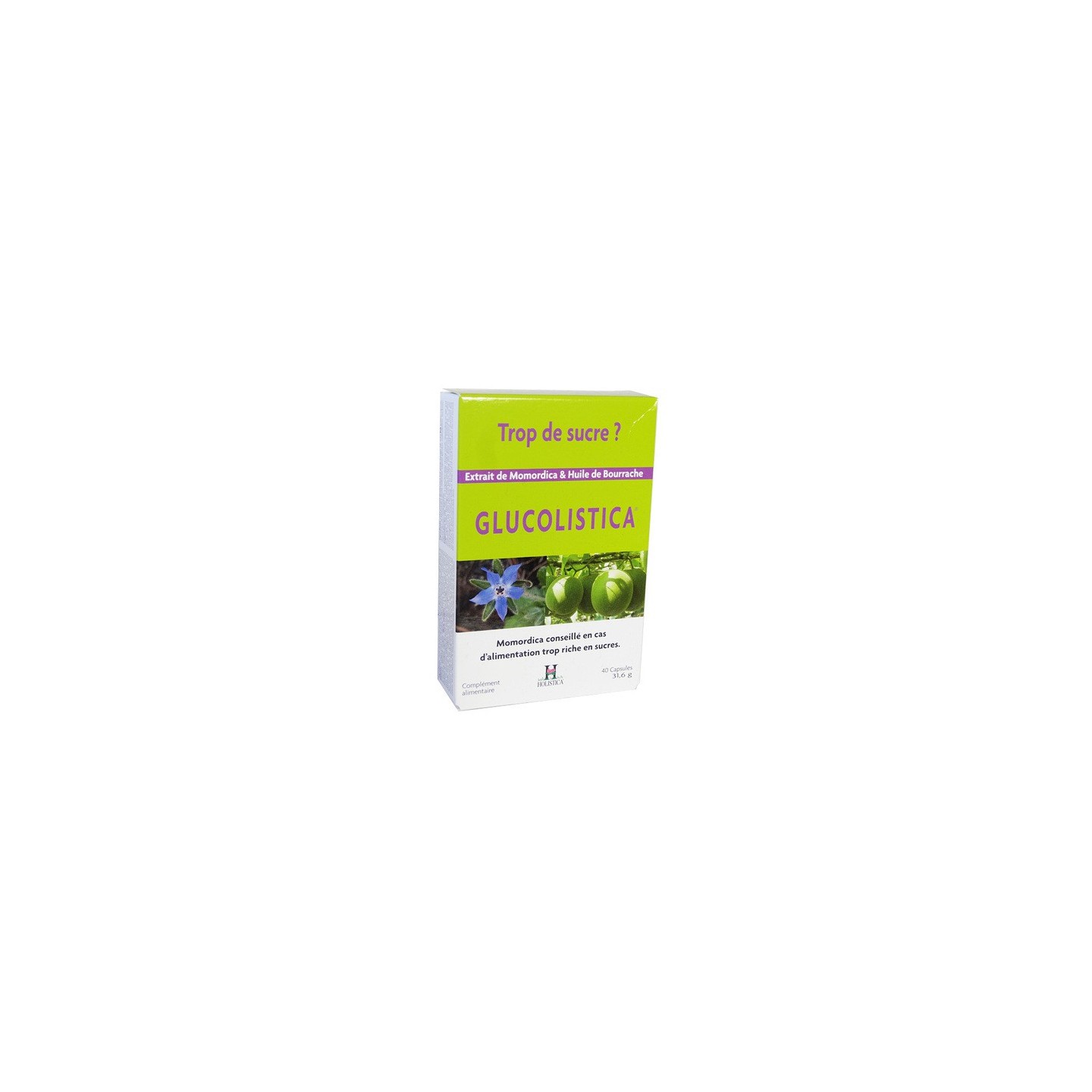 Holistica Glucolistica 40 capsules
