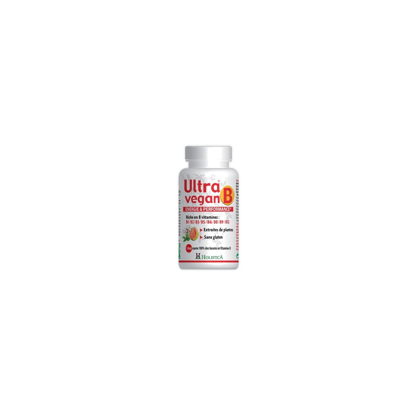 Holistica Ultra Vegan B - 30 comprimés