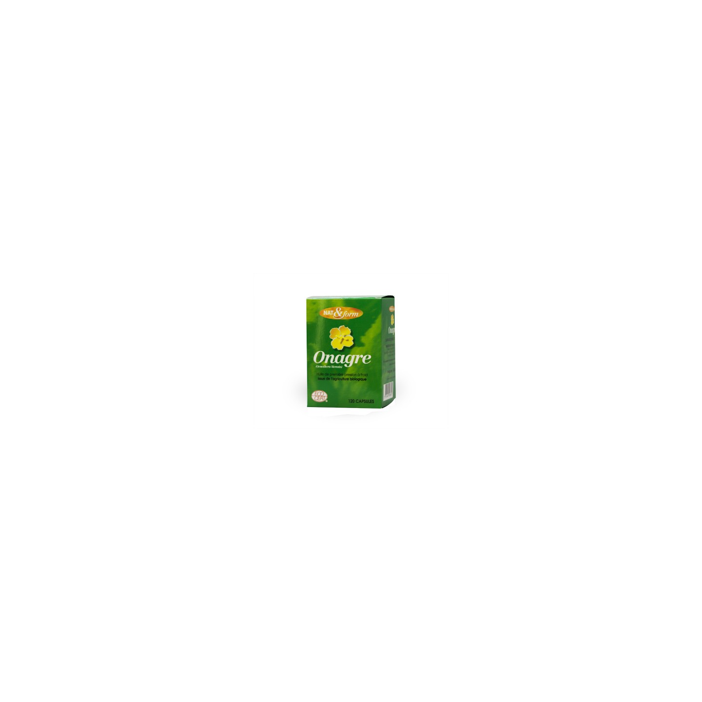 Huile D'Onagre bio 120 Capsules Nat&form