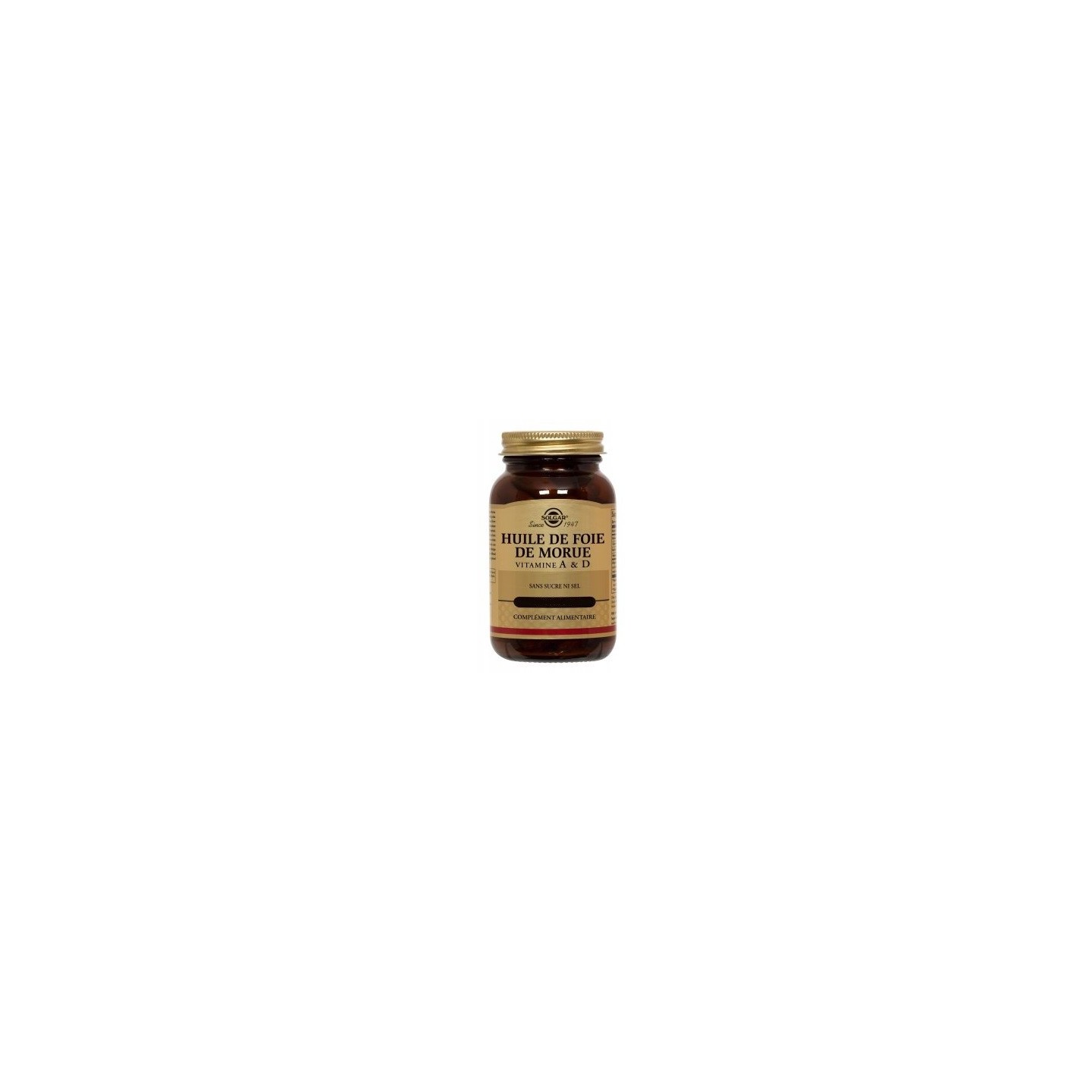 Huile de foie de morue 250 softgels Solgar