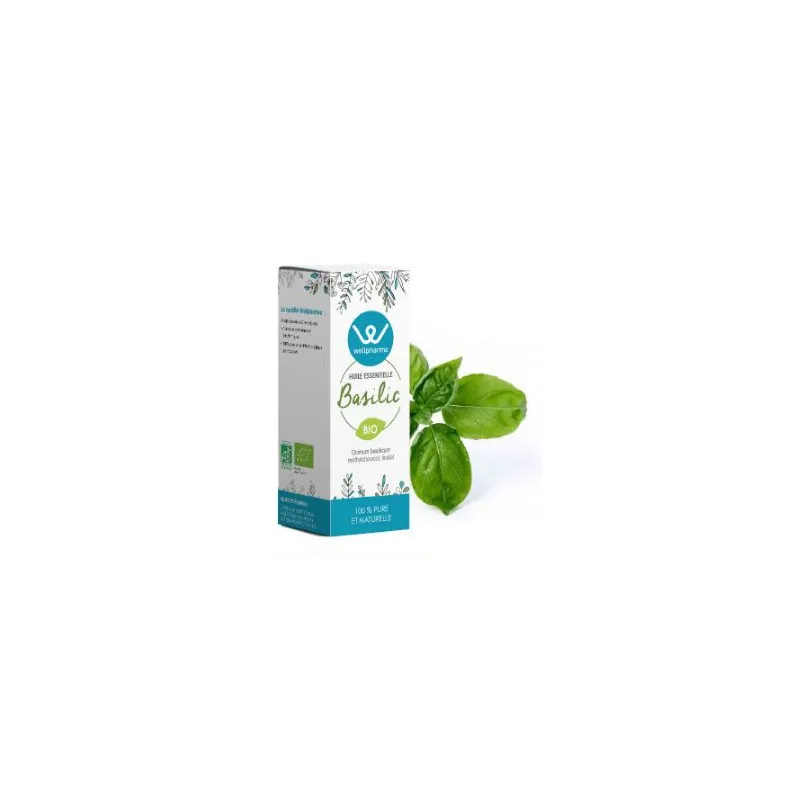 Huile essentielle Basilic BIO 10 ml - Wellpharma