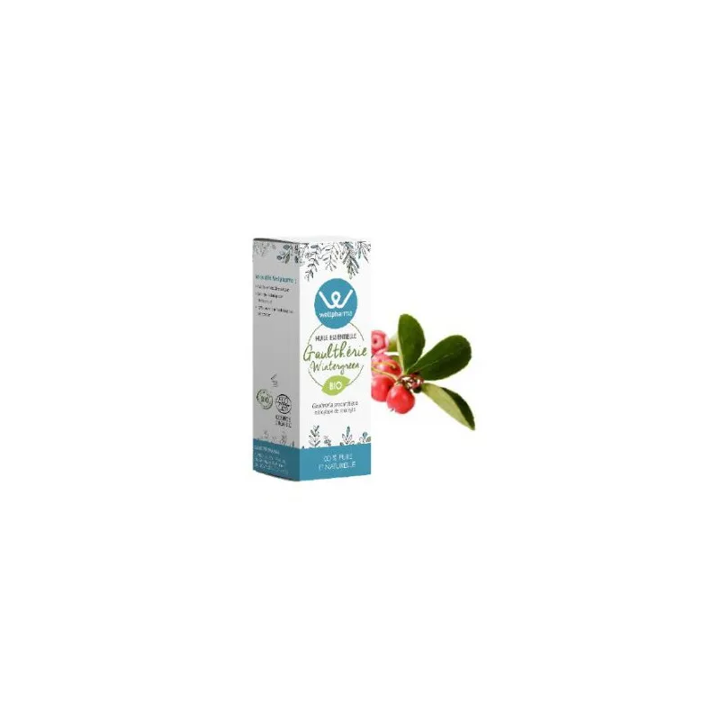 Huile essentielle Gaulth&eacute;rie BIO 10 ml - Wellpharma