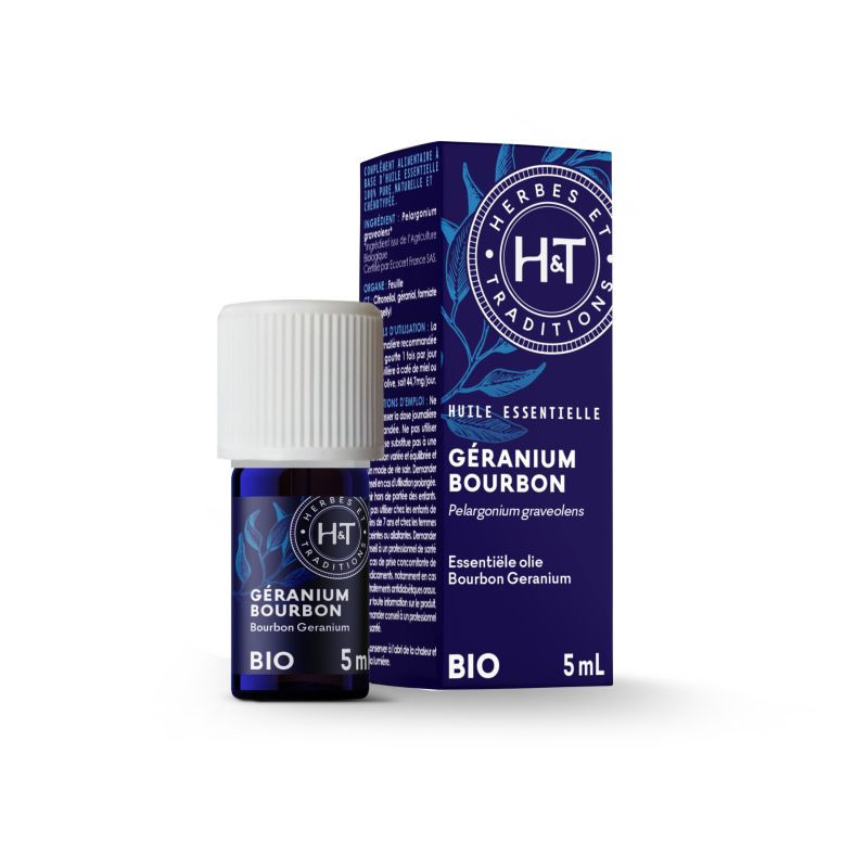 Huile essentielle de Géranium bourbon bio