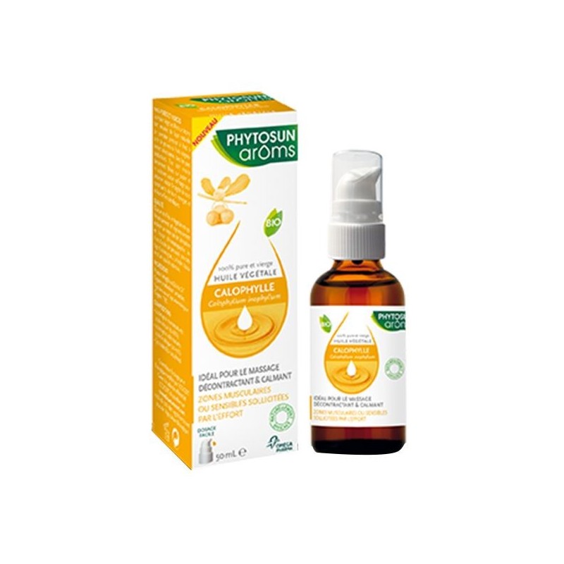 Pharmacie Bastille - Phytosun arôms huile végétale de calophylle 50 ml