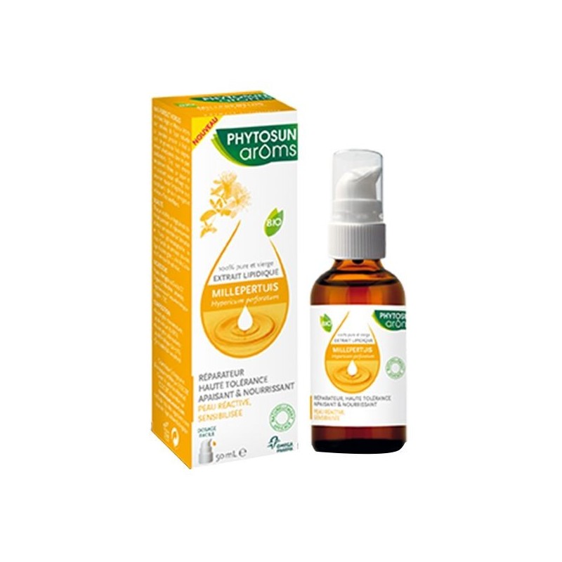 Pharmacie Bastille - Phytosun arôms extrait lipidique millepertuis 50ml
