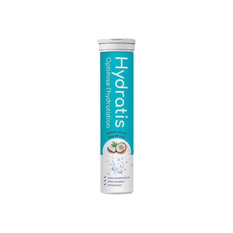 Pharmacie Bastille - Hydratis Optimise l'hydratation noix de coco 20 pastilles