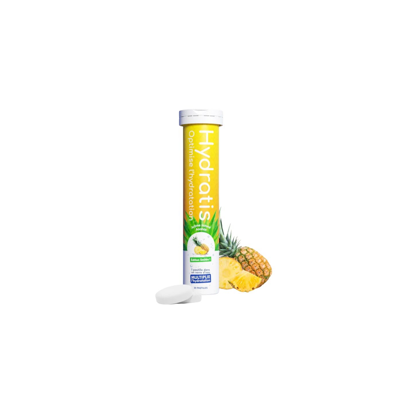 Hydratis Pastilles d'hydratation Ananas - 20 pastilles