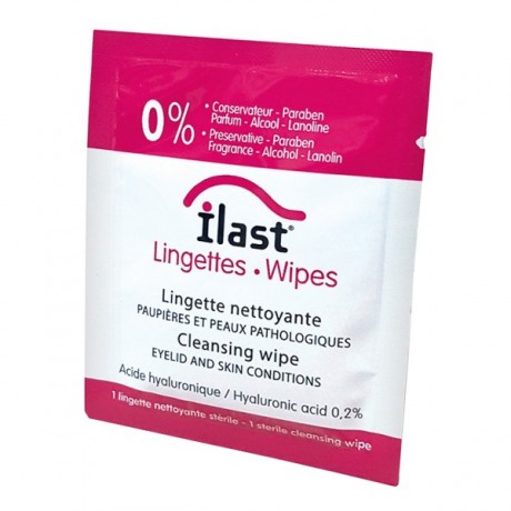ILAST LINGETTES NETTOYANTE PAUPIERES X20