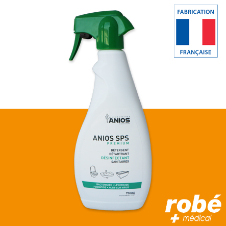 Spray détartrant désinfectant Anios Sps Premium - 750ml