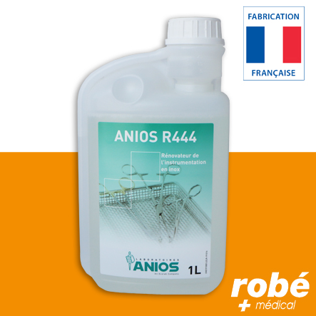 Rénovateur d'instrumentation inox et dispositifs médicaux Anios R444 - Flacon de 1L