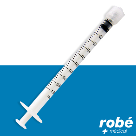 Seringue 1ml Luer Lock Mésalyse - Mésothérapie et micro injections - Boite de 100