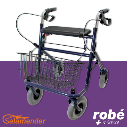 Déambulateur Rollator 4 roues Delta - Salamender