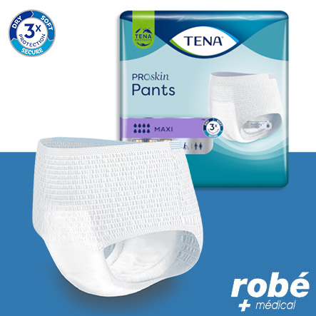 Slip absorbants unisexe adulte - Pants Maxi - 8 gouttes - Proskin - Tena