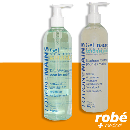 Lotion de lavage mains ultra douce 400ml Robé Médical
