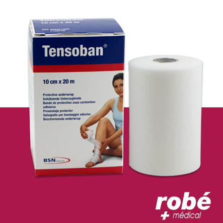 Bande de protection sous contention adhésive - Tensoban Bsn Médical - Fabrication Française